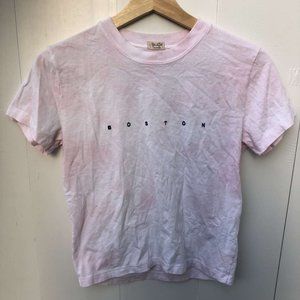 Brandy Melville BOSTON tye dye tee shirt